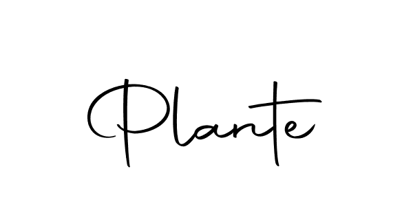 Create a beautiful signature design for name Plante. With this signature (Autography-DOLnW) fonts, you can make a handwritten signature for free. Plante signature style 10 images and pictures png