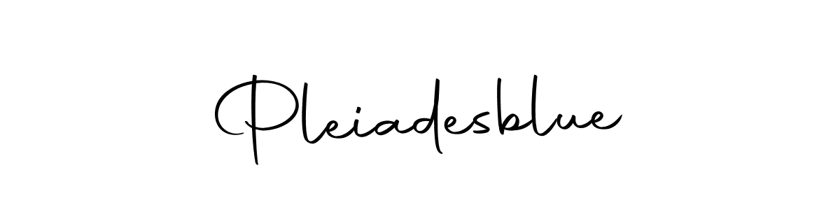 Make a beautiful signature design for name Pleiadesblue. With this signature (Autography-DOLnW) style, you can create a handwritten signature for free. Pleiadesblue signature style 10 images and pictures png