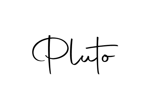 Make a beautiful signature design for name Pluto. With this signature (Autography-DOLnW) style, you can create a handwritten signature for free. Pluto signature style 10 images and pictures png