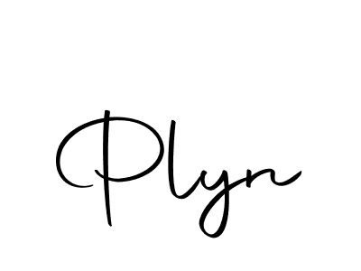 Create a beautiful signature design for name Plyn. With this signature (Autography-DOLnW) fonts, you can make a handwritten signature for free. Plyn signature style 10 images and pictures png