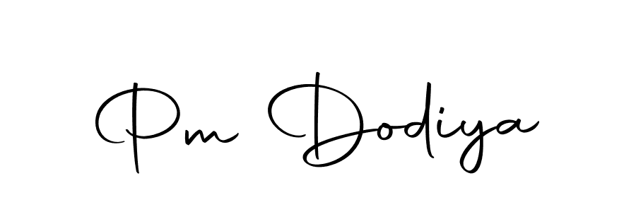 Also we have Pm Dodiya name is the best signature style. Create professional handwritten signature collection using Autography-DOLnW autograph style. Pm Dodiya signature style 10 images and pictures png