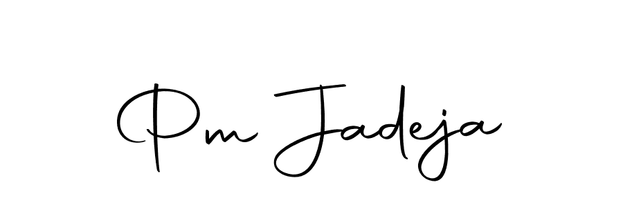 Also we have Pm Jadeja name is the best signature style. Create professional handwritten signature collection using Autography-DOLnW autograph style. Pm Jadeja signature style 10 images and pictures png