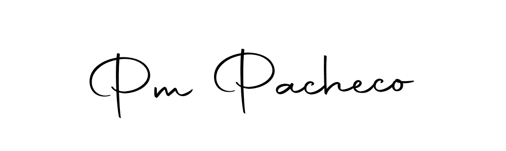 The best way (Autography-DOLnW) to make a short signature is to pick only two or three words in your name. The name Pm Pacheco include a total of six letters. For converting this name. Pm Pacheco signature style 10 images and pictures png