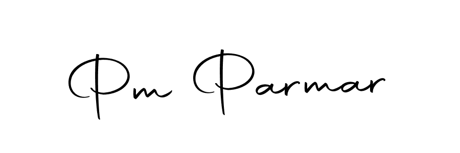 Pm Parmar stylish signature style. Best Handwritten Sign (Autography-DOLnW) for my name. Handwritten Signature Collection Ideas for my name Pm Parmar. Pm Parmar signature style 10 images and pictures png