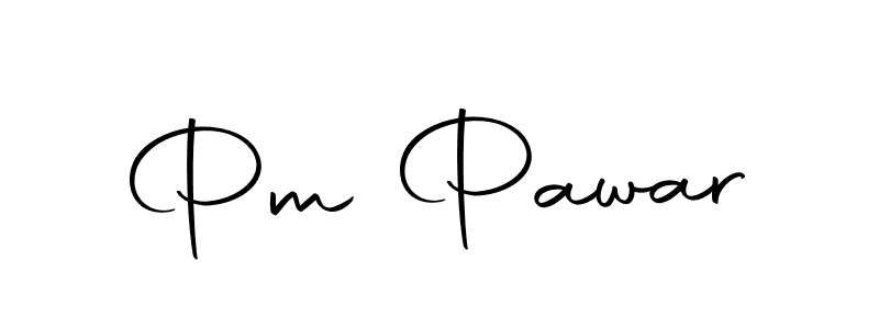 Make a beautiful signature design for name Pm Pawar. With this signature (Autography-DOLnW) style, you can create a handwritten signature for free. Pm Pawar signature style 10 images and pictures png