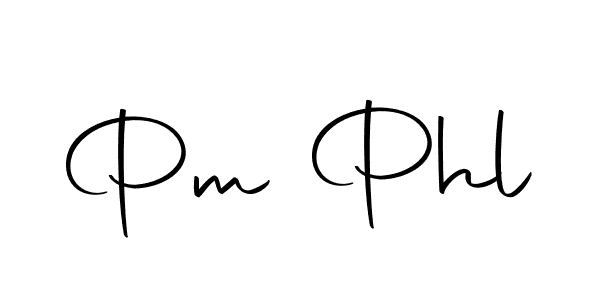 The best way (Autography-DOLnW) to make a short signature is to pick only two or three words in your name. The name Pm Phl include a total of six letters. For converting this name. Pm Phl signature style 10 images and pictures png