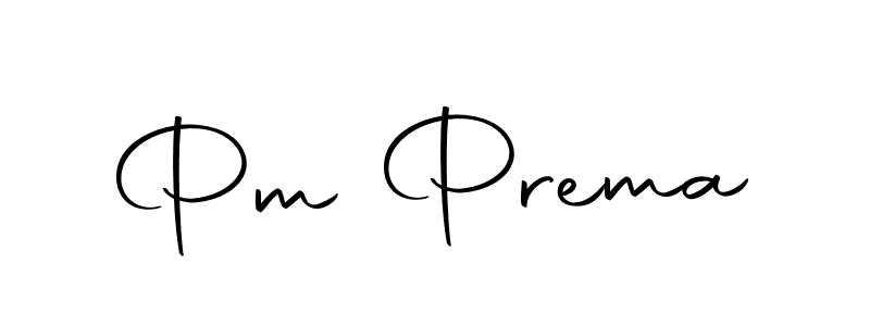 How to make Pm Prema signature? Autography-DOLnW is a professional autograph style. Create handwritten signature for Pm Prema name. Pm Prema signature style 10 images and pictures png