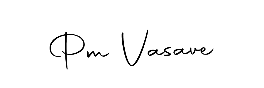 The best way (Autography-DOLnW) to make a short signature is to pick only two or three words in your name. The name Pm Vasave include a total of six letters. For converting this name. Pm Vasave signature style 10 images and pictures png