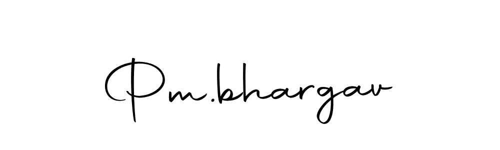 How to make Pm.bhargav signature? Autography-DOLnW is a professional autograph style. Create handwritten signature for Pm.bhargav name. Pm.bhargav signature style 10 images and pictures png