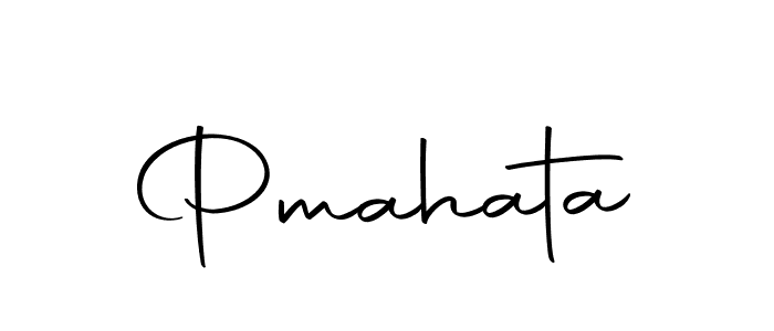 You should practise on your own different ways (Autography-DOLnW) to write your name (Pmahata) in signature. don't let someone else do it for you. Pmahata signature style 10 images and pictures png