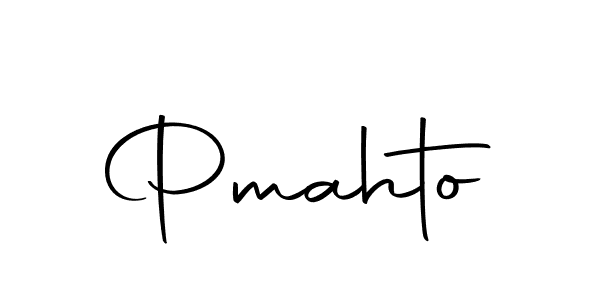 Create a beautiful signature design for name Pmahto. With this signature (Autography-DOLnW) fonts, you can make a handwritten signature for free. Pmahto signature style 10 images and pictures png