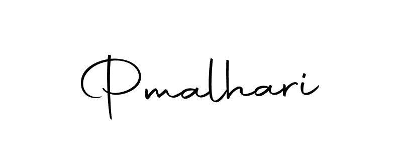 Create a beautiful signature design for name Pmalhari. With this signature (Autography-DOLnW) fonts, you can make a handwritten signature for free. Pmalhari signature style 10 images and pictures png