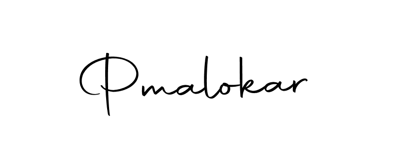 Use a signature maker to create a handwritten signature online. With this signature software, you can design (Autography-DOLnW) your own signature for name Pmalokar. Pmalokar signature style 10 images and pictures png