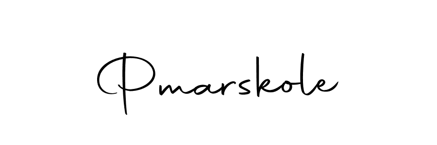 The best way (Autography-DOLnW) to make a short signature is to pick only two or three words in your name. The name Pmarskole include a total of six letters. For converting this name. Pmarskole signature style 10 images and pictures png