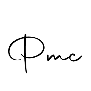 The best way (Autography-DOLnW) to make a short signature is to pick only two or three words in your name. The name Pmc include a total of six letters. For converting this name. Pmc signature style 10 images and pictures png