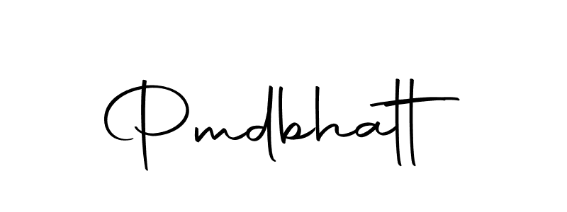 How to make Pmdbhatt signature? Autography-DOLnW is a professional autograph style. Create handwritten signature for Pmdbhatt name. Pmdbhatt signature style 10 images and pictures png