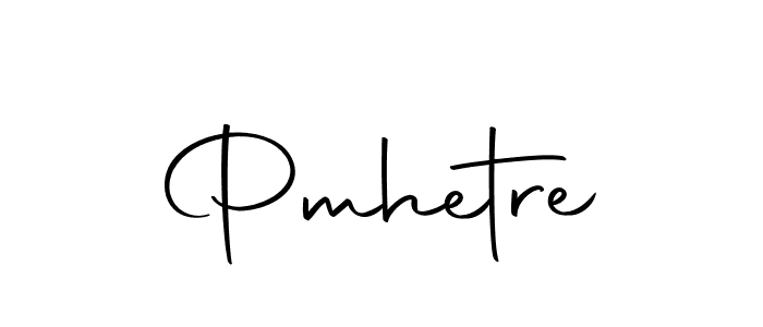 Create a beautiful signature design for name Pmhetre. With this signature (Autography-DOLnW) fonts, you can make a handwritten signature for free. Pmhetre signature style 10 images and pictures png