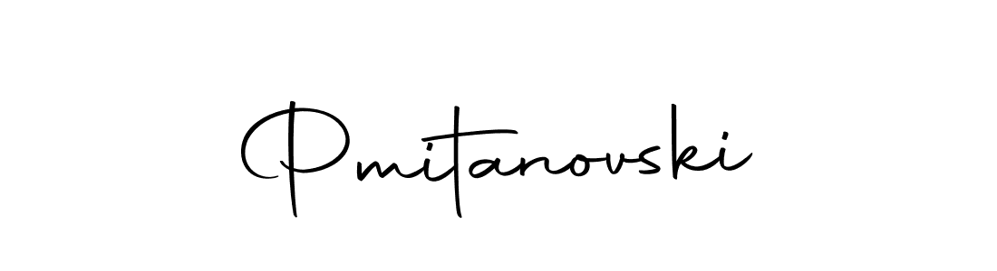 Make a beautiful signature design for name Pmitanovski. With this signature (Autography-DOLnW) style, you can create a handwritten signature for free. Pmitanovski signature style 10 images and pictures png