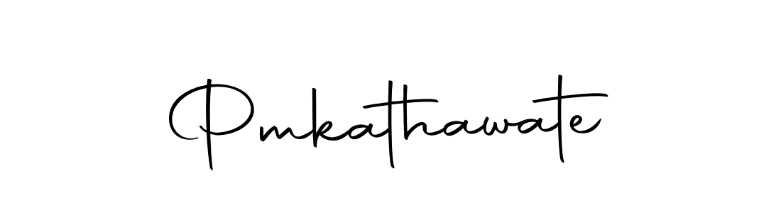 Create a beautiful signature design for name Pmkathawate. With this signature (Autography-DOLnW) fonts, you can make a handwritten signature for free. Pmkathawate signature style 10 images and pictures png