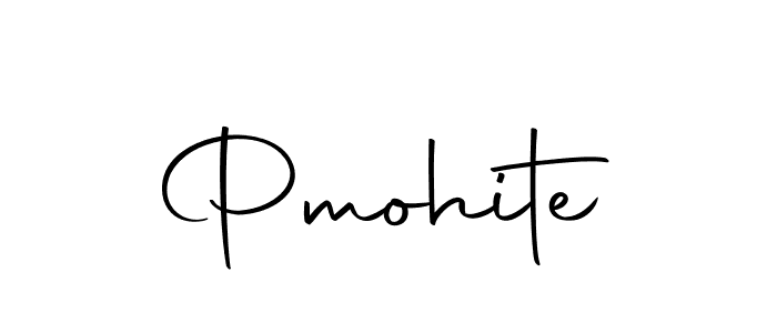 You should practise on your own different ways (Autography-DOLnW) to write your name (Pmohite) in signature. don't let someone else do it for you. Pmohite signature style 10 images and pictures png