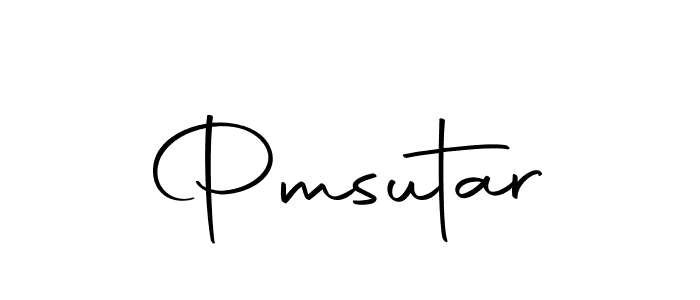 How to make Pmsutar signature? Autography-DOLnW is a professional autograph style. Create handwritten signature for Pmsutar name. Pmsutar signature style 10 images and pictures png