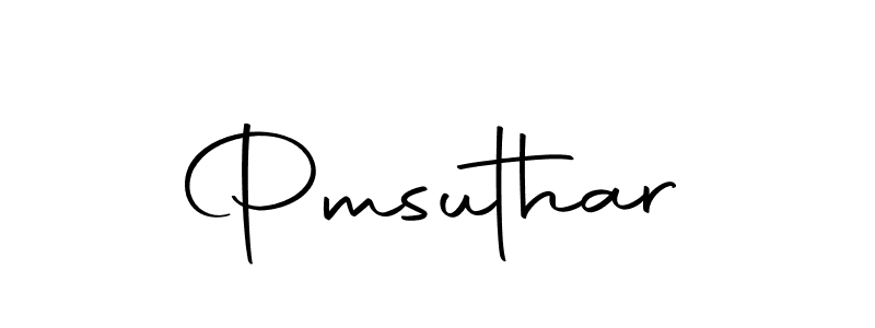 You should practise on your own different ways (Autography-DOLnW) to write your name (Pmsuthar) in signature. don't let someone else do it for you. Pmsuthar signature style 10 images and pictures png