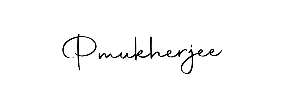 Make a beautiful signature design for name Pmukherjee. With this signature (Autography-DOLnW) style, you can create a handwritten signature for free. Pmukherjee signature style 10 images and pictures png
