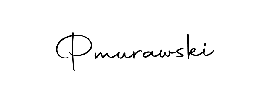 How to make Pmurawski name signature. Use Autography-DOLnW style for creating short signs online. This is the latest handwritten sign. Pmurawski signature style 10 images and pictures png