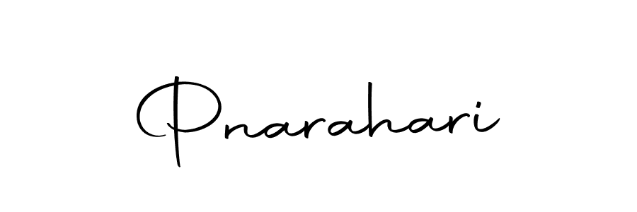Design your own signature with our free online signature maker. With this signature software, you can create a handwritten (Autography-DOLnW) signature for name Pnarahari. Pnarahari signature style 10 images and pictures png