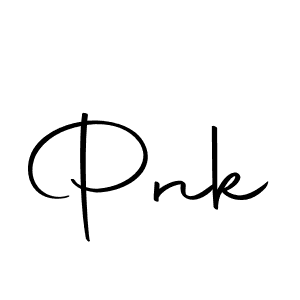 Design your own signature with our free online signature maker. With this signature software, you can create a handwritten (Autography-DOLnW) signature for name Pnk. Pnk signature style 10 images and pictures png