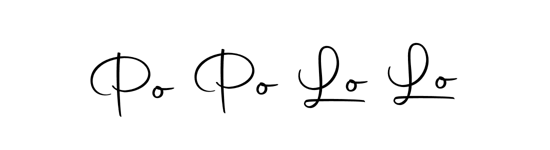 Use a signature maker to create a handwritten signature online. With this signature software, you can design (Autography-DOLnW) your own signature for name Po Po Lo Lo. Po Po Lo Lo signature style 10 images and pictures png