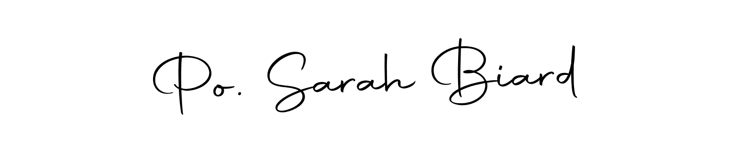 Best and Professional Signature Style for Po. Sarah Biard. Autography-DOLnW Best Signature Style Collection. Po. Sarah Biard signature style 10 images and pictures png