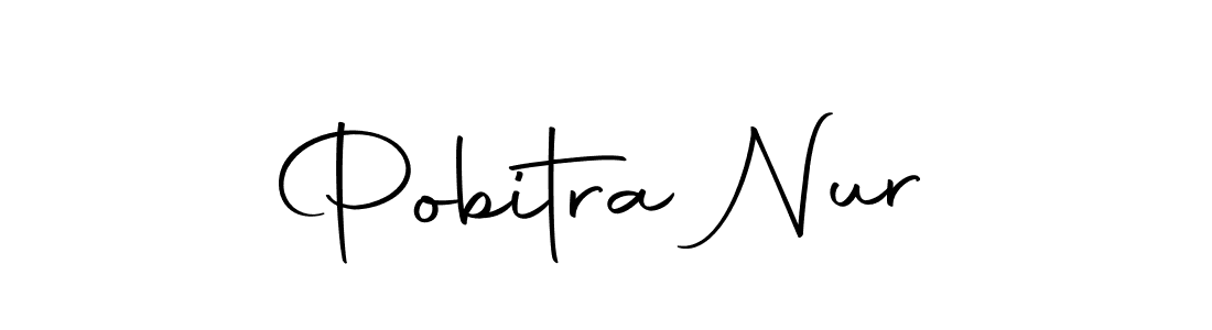 How to make Pobitra Nur signature? Autography-DOLnW is a professional autograph style. Create handwritten signature for Pobitra Nur name. Pobitra Nur signature style 10 images and pictures png