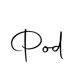 Use a signature maker to create a handwritten signature online. With this signature software, you can design (Autography-DOLnW) your own signature for name Pod. Pod signature style 10 images and pictures png