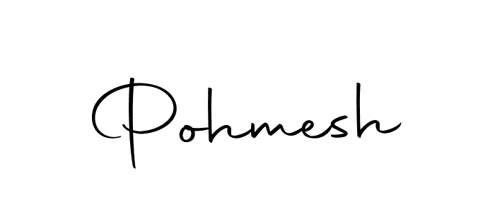 Similarly Autography-DOLnW is the best handwritten signature design. Signature creator online .You can use it as an online autograph creator for name Pohmesh. Pohmesh signature style 10 images and pictures png