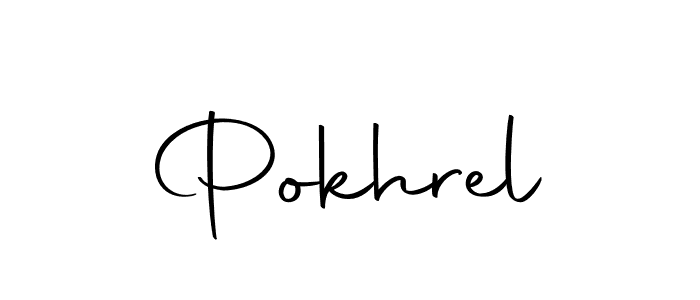 Make a beautiful signature design for name Pokhrel. With this signature (Autography-DOLnW) style, you can create a handwritten signature for free. Pokhrel signature style 10 images and pictures png