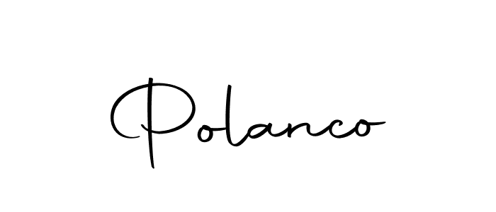 How to make Polanco signature? Autography-DOLnW is a professional autograph style. Create handwritten signature for Polanco name. Polanco signature style 10 images and pictures png