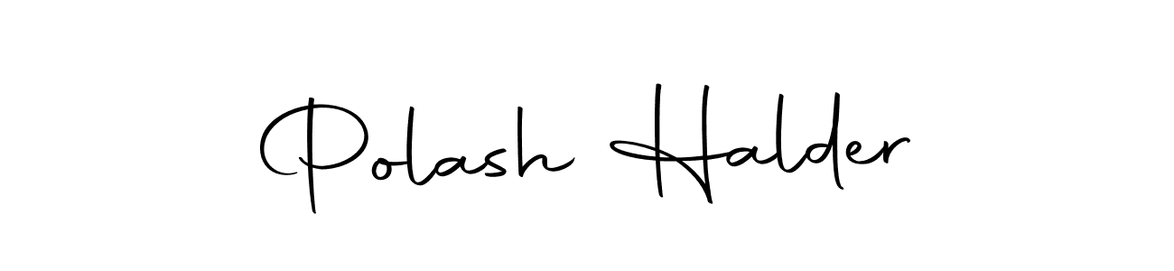 How to make Polash Halder name signature. Use Autography-DOLnW style for creating short signs online. This is the latest handwritten sign. Polash Halder signature style 10 images and pictures png
