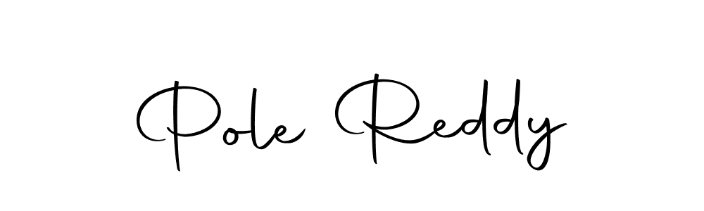 Create a beautiful signature design for name Pole Reddy. With this signature (Autography-DOLnW) fonts, you can make a handwritten signature for free. Pole Reddy signature style 10 images and pictures png