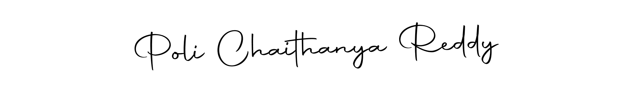 How to Draw Poli Chaithanya Reddy signature style? Autography-DOLnW is a latest design signature styles for name Poli Chaithanya Reddy. Poli Chaithanya Reddy signature style 10 images and pictures png