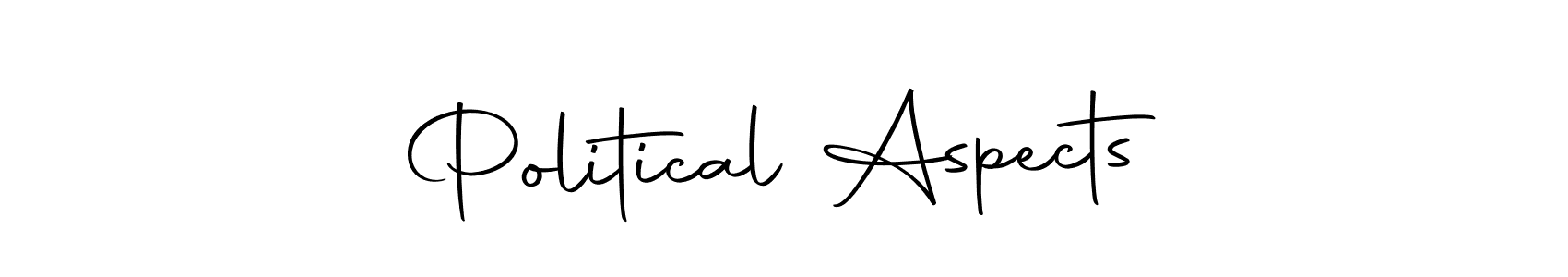 How to make Political Aspects name signature. Use Autography-DOLnW style for creating short signs online. This is the latest handwritten sign. Political Aspects signature style 10 images and pictures png