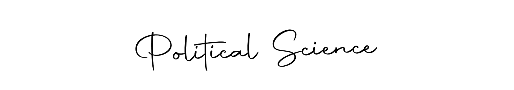 How to make Political Science name signature. Use Autography-DOLnW style for creating short signs online. This is the latest handwritten sign. Political Science signature style 10 images and pictures png