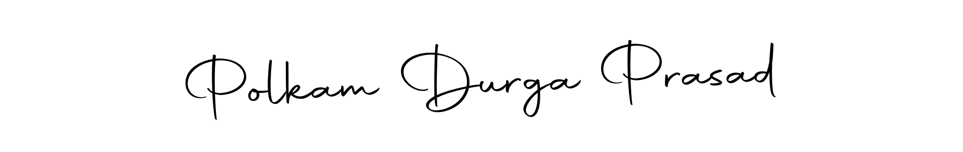 Design your own signature with our free online signature maker. With this signature software, you can create a handwritten (Autography-DOLnW) signature for name Polkam Durga Prasad. Polkam Durga Prasad signature style 10 images and pictures png