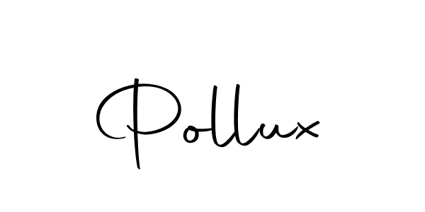 Pollux stylish signature style. Best Handwritten Sign (Autography-DOLnW) for my name. Handwritten Signature Collection Ideas for my name Pollux. Pollux signature style 10 images and pictures png