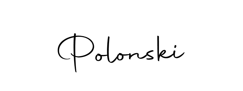 Use a signature maker to create a handwritten signature online. With this signature software, you can design (Autography-DOLnW) your own signature for name Polonski. Polonski signature style 10 images and pictures png