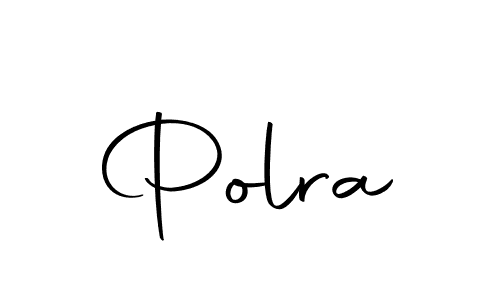 You should practise on your own different ways (Autography-DOLnW) to write your name (Polra) in signature. don't let someone else do it for you. Polra signature style 10 images and pictures png