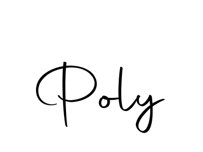 Make a beautiful signature design for name Poly. With this signature (Autography-DOLnW) style, you can create a handwritten signature for free. Poly signature style 10 images and pictures png