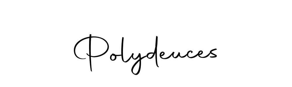 Use a signature maker to create a handwritten signature online. With this signature software, you can design (Autography-DOLnW) your own signature for name Polydeuces. Polydeuces signature style 10 images and pictures png