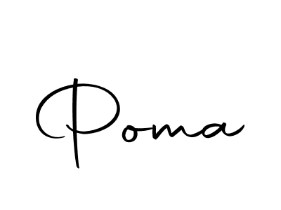 Also we have Poma name is the best signature style. Create professional handwritten signature collection using Autography-DOLnW autograph style. Poma signature style 10 images and pictures png
