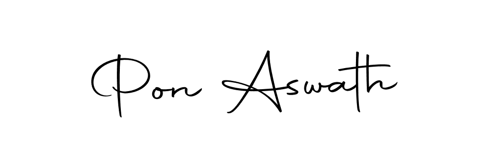 Design your own signature with our free online signature maker. With this signature software, you can create a handwritten (Autography-DOLnW) signature for name Pon Aswath. Pon Aswath signature style 10 images and pictures png